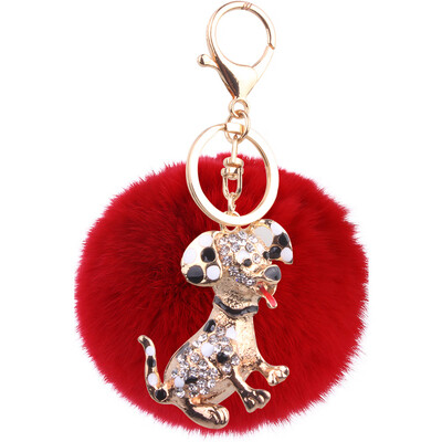 Dog year 12 Zodiac Rex Rabbit fur ball puppy pendant New plating alloy key chain bag ornaments
Dog year 12 Zodiac Rex Rabbit fur ball puppy pendant New plating alloy key chain bag ornaments