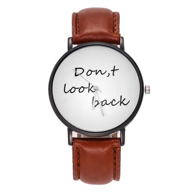 Pure White Reloj 2018 Fashion Women Quartz Watch DONT LOOK BACK Leather Watches High Quality Clock Wristwatch Feminino
Pure White Reloj 2018 Fashion Women Quartz Watch DONT LOOK BACK Leather Watches High Quality Clock Wristwatch Feminino