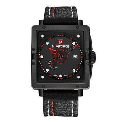 NAVIFORCE Leather Strap Man Watch Waterproof Quartz Calendar Watch 4 Types
NAVIFORCE Leather Strap Man Watch Waterproof Quartz Calendar Watch 4 Types