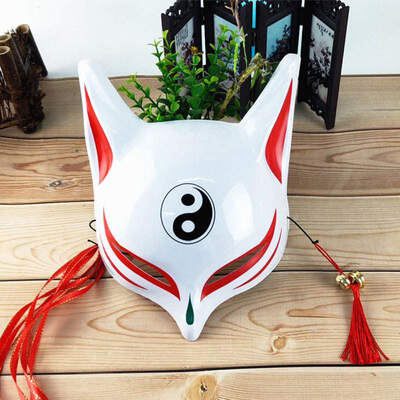 Japanese Style Fox Half Face Hand-Painted Mask Cosplay Masquerade Dress Up Mask For Bar Party Halloween Decoration
Japanese Style Fox Half Face Hand-Painted Mask Cosplay Masquerade Dress Up Mask For Bar Party Halloween Decoration