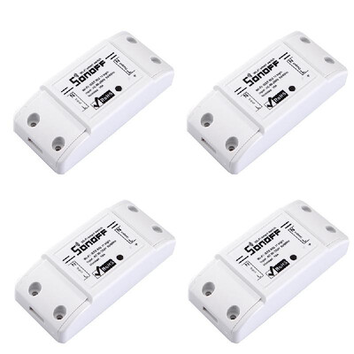 4pcslot SONOFF 10A DIY Smart WiFi General Modification Remote Control Power Shut with Smart APP
4pcslot SONOFF 10A DIY Smart WiFi General Modification Remote Control Power Shut with Smart APP