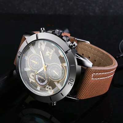 Gobestart Men Three-eye Large Dial Watch Business Watch Fashion Quartz Silica Gel Watch
Gobestart Men Three-eye Large Dial Watch Business Watch Fashion Quartz Silica Gel Watch