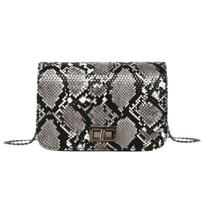 Fashion Snake Print Shoulder Handbags PU Leather Women Chain Crossbody Bags
Fashion Snake Print Shoulder Handbags PU Leather Women Chain Crossbody Bags
