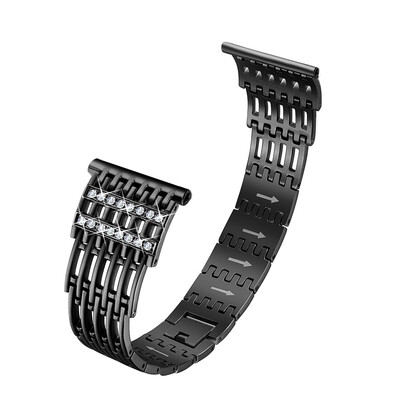 SDXHJ017 Watch Bracelet Fitbit Strap Fashion Metal Link Bracelet Replacement Wristband for Fitbit Versa with Rhinestones
SDXHJ017 Watch Bracelet Fitbit Strap Fashion Metal Link Bracelet Replacement Wristband for Fitbit Versa with Rhinestones