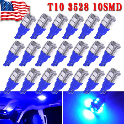 20X 8000K Blue T10 10-SMD LED Car Map Dome Interior Light Bulbs W5W 168 192 194
20X 8000K Blue T10 10-SMD LED Car Map Dome Interior Light Bulbs W5W 168 192 194