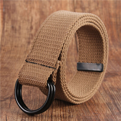 Canvas belt fashion black Alloy double ring buckle Men belt casual simple Men&Women cowboy pants belt
Canvas belt fashion black Alloy double ring buckle Men belt casual simple Men&Women cowboy pants belt