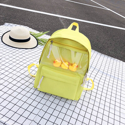 Tailored Fashion Lady Solid Color Transparent Zipper Versatile Shoulder Bag Student Bag
Tailored Fashion Lady Solid Color Transparent Zipper Versatile Shoulder Bag Student Bag