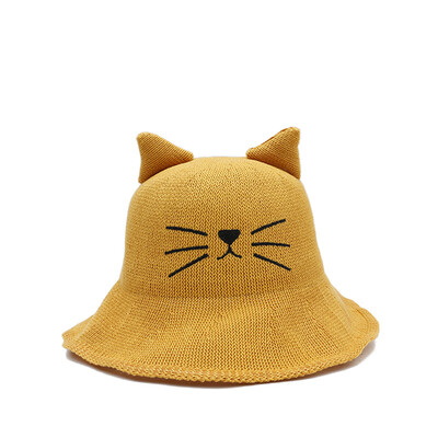 Japanese soft sister cute cat ear hat lady casual fisherman hat summer outing breathable full of sun-kissed basin hat 
Japanese soft sister cute cat ear hat lady casual fisherman hat summer outing breathable full of sun-kissed basin hat