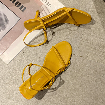 Summer open-toed one-to-one sandals with fairy style sexy strap simple heels
Summer open-toed one-to-one sandals with fairy style sexy strap simple heels