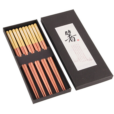 Toponeto Wooden Chopsticks Set Manual Household Pointed Chopsticks 5 Double Gift 23cm
Toponeto Wooden Chopsticks Set Manual Household Pointed Chopsticks 5 Double Gift 23cm