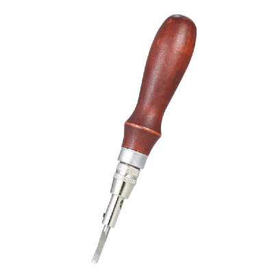 5 in 1 Pro Stitching Groover&Creasing Edge BevelerDIY Leathercraft Sets Sew & Crease LeatherWood & Steel Hand Tool
5 in 1 Pro Stitching Groover&Creasing Edge BevelerDIY Leathercraft Sets Sew & Crease LeatherWood & Steel Hand Tool