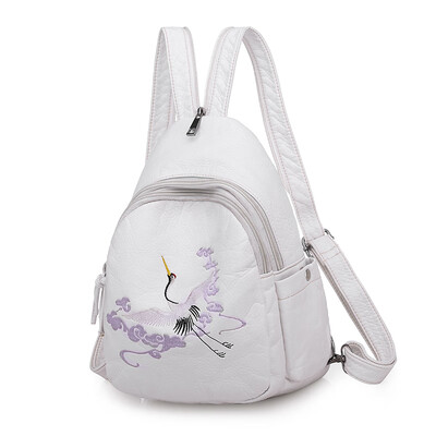 Mini Shoulder Bag Womens Bag Korean Chao Baitao Fashion Embroidery Soft Leather Backpack Dual Purse Women
Mini Shoulder Bag Womens Bag Korean Chao Baitao Fashion Embroidery Soft Leather Backpack Dual Purse Women
