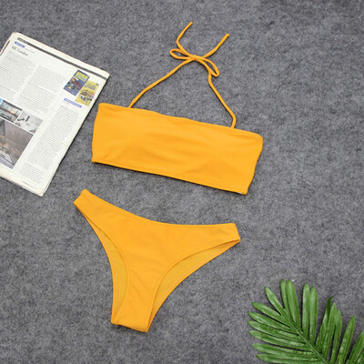 Roseonmyhand Women Pure color Tube up Two Pieces Bikini Push-Up Swimsuit Swimwear Beachwear
Roseonmyhand Women Pure color Tube up Two Pieces Bikini Push-Up Swimsuit Swimwear Beachwear