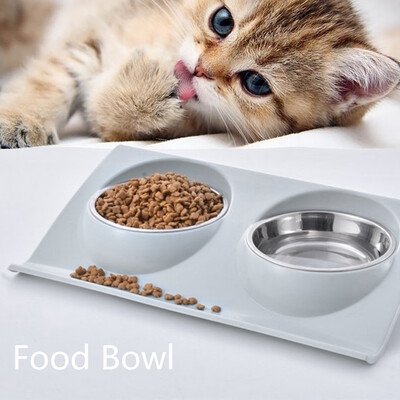 Double Stainless Steel Bowl for Cat Dog Water&Food Bowls Feeder Drinking Basin To Reduce Cervical Tilt
Double Stainless Steel Bowl for Cat Dog Water&Food Bowls Feeder Drinking Basin To Reduce Cervical Tilt