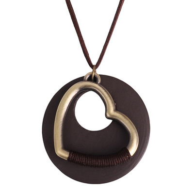Fashion Jewelry for women Long necklace woman necklace Wholesale Wooden Heart pendant New vintage Choker
Fashion Jewelry for women Long necklace woman necklace Wholesale Wooden Heart pendant New vintage Choker