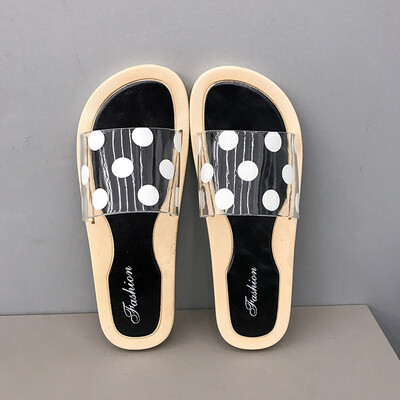 Rose Women Transparent Word With Flat Slippers Wave Point Wearing Beach Sandals Shoes
Rose Women Transparent Word With Flat Slippers Wave Point Wearing Beach Sandals Shoes