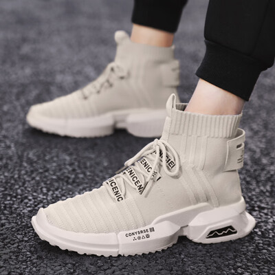 Mens shoes autumn high canvas Korean version of the trend of mens shoes casual wild shoes small white tide shoes
Mens shoes autumn high canvas Korean version of the trend of mens shoes casual wild shoes small white tide shoes