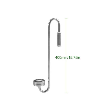 CO2 Bubble Diffuser Aquarium Stainless Steel CO2 Diffuser Excellent CO2 Dissolve Rate U-Shape for Aquarium Plants 400mm Height Wit
CO2 Bubble Diffuser Aquarium Stainless Steel CO2 Diffuser Excellent CO2 Dissolve Rate U-Shape for Aquarium Plants 400mm Height Wit