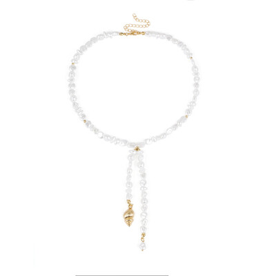 Design Imitation Pearls Choker Necklace Female Long Pendant Necklaces for Women 2019 Fashion Gold shell Jewelry
Design Imitation Pearls Choker Necklace Female Long Pendant Necklaces for Women 2019 Fashion Gold shell Jewelry