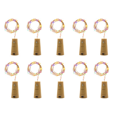 〖Follure〗10Pcs Cork Shaped LED Night Starry Light Wine Bottle Lamp For Party Decor MR
〖Follure〗10Pcs Cork Shaped LED Night Starry Light Wine Bottle Lamp For Party Decor MR