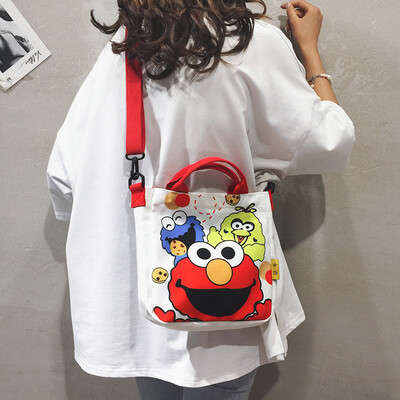 Sesame Street Bag Female 2019 New Korean Harajuku Student Canvas Shoulder Messenger Bag Cartoon Print Tote
Sesame Street Bag Female 2019 New Korean Harajuku Student Canvas Shoulder Messenger Bag Cartoon Print Tote