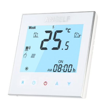 Anself 16A 110240V Electric Heating Energy Saving WIFI Smart Thermostat with Touchscreen LCD Display Durable Programmable Tempera
Anself 16A 110240V Electric Heating Energy Saving WIFI Smart Thermostat with Touchscreen LCD Display Durable Programmable Tempera