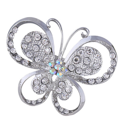 1Pc Fashion Simple Butterfly Shaped Rhinestone Alloy Brooch Personality Woman Clothes Pins Decoration
1Pc Fashion Simple Butterfly Shaped Rhinestone Alloy Brooch Personality Woman Clothes Pins Decoration