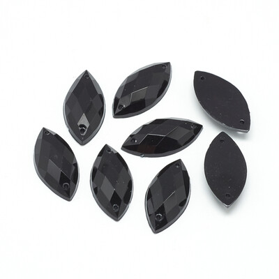 Sew on Rhinestone Acrylic Rhinestone Two Holes Garment Accessories Faceted Horse Eye Black 23x10x4mm Hole 081mm
Sew on Rhinestone Acrylic Rhinestone Two Holes Garment Accessories Faceted Horse Eye Black 23x10x4mm Hole 081mm