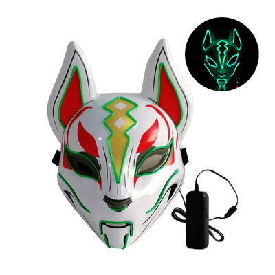 10 Color Fox Full Face Mask Neon Lights Halloween Party Led Lampshade Dark Glowing Cosplay Mask Party Costume Mask
10 Color Fox Full Face Mask Neon Lights Halloween Party Led Lampshade Dark Glowing Cosplay Mask Party Costume Mask