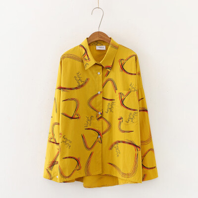 Tailored Women Fashion Long Sleeve Blouse Dot Print Shirt Loose Blouse Lapel Top Autumn
Tailored Women Fashion Long Sleeve Blouse Dot Print Shirt Loose Blouse Lapel Top Autumn
