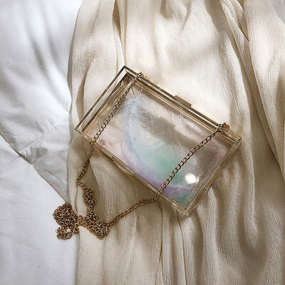 Advanced sense bag foreign air female bag 2019 new wave fashion transparent jelly bag texture chain shoulder Messenger bag
Advanced sense bag foreign air female bag 2019 new wave fashion transparent jelly bag texture chain shoulder Messenger bag