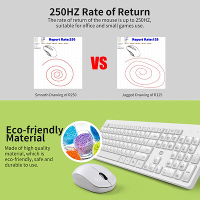 FD Wireless IK7300 Keyboard & Mouse Combo 24GHz Concave Button Set Smart Power-Saving Silent Clicks Slim Combo for Laptop Comput
FD Wireless IK7300 Keyboard & Mouse Combo 24GHz Concave Button Set Smart Power-Saving Silent Clicks Slim Combo for Laptop Comput