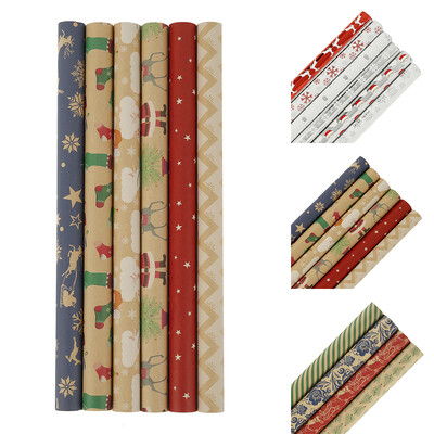 6pcs Printed Gift Packaging Craft Tissue Paper Flower Wrapping Paper Roll Wine Shirt Clothing Packing Christmas Wrapping Paper
6pcs Printed Gift Packaging Craft Tissue Paper Flower Wrapping Paper Roll Wine Shirt Clothing Packing Christmas Wrapping Paper