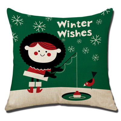 〖Follure〗Christmas Linen Square Throw Flax Pillow Case Decorative Cushion Pillow Cover A
〖Follure〗Christmas Linen Square Throw Flax Pillow Case Decorative Cushion Pillow Cover A
