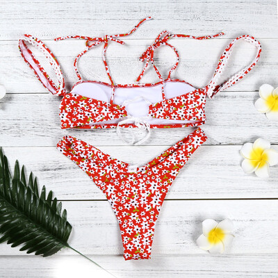 Roseonmyhand Women Bikini Set Swimwear Push-Up Padded Print Bandage Bra Swimsuit Beachwear
Roseonmyhand Women Bikini Set Swimwear Push-Up Padded Print Bandage Bra Swimsuit Beachwear