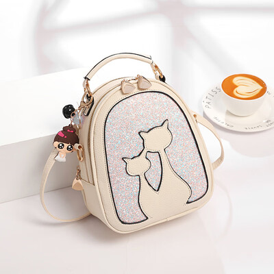 New fashion sequins shoulder bag female bag cat small backpack foreign trade cute lady wind small bag
New fashion sequins shoulder bag female bag cat small backpack foreign trade cute lady wind small bag