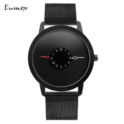 Subversive second hand creative wristwatch when translating holiday gift Enmex inverted pointer concise watch
Subversive second hand creative wristwatch when translating holiday gift Enmex inverted pointer concise watch