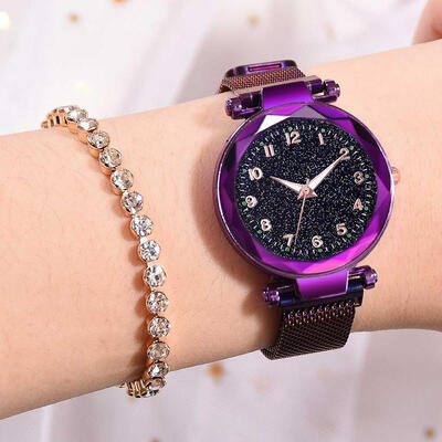 Luxury Luminous Women Watches Starry Sky Magnetic Female Wristwatch Numerical Rhinestone Clock relogio feminino montre femme
Luxury Luminous Women Watches Starry Sky Magnetic Female Wristwatch Numerical Rhinestone Clock relogio feminino montre femme