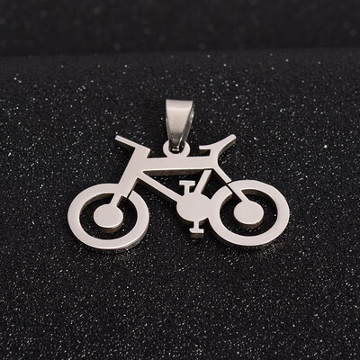 Boy Jewelry Original Color 304 Stainless Steel Bicycle Bike Pendants Stainless Steel Color 25x385x15mm Hole 4x9mm
Boy Jewelry Original Color 304 Stainless Steel Bicycle Bike Pendants Stainless Steel Color 25x385x15mm Hole 4x9mm