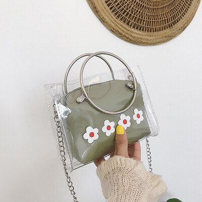 Tailored Women Transparent Bag Versatile Chain Bag Single Shoulder Small Square Bag
Tailored Women Transparent Bag Versatile Chain Bag Single Shoulder Small Square Bag