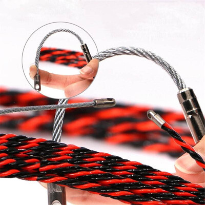 Red&Black Wire Threader Cable Running Puller Threading Device Fiber Optic Lead Construction Tools
Red&Black Wire Threader Cable Running Puller Threading Device Fiber Optic Lead Construction Tools