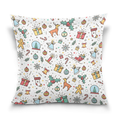 ALAZA Throw Pillow Cover 16 X 16 inch Christmas Gift Cushion Cover with Christmas Decorations Printed Pillowcase
ALAZA Throw Pillow Cover 16 X 16 inch Christmas Gift Cushion Cover with Christmas Decorations Printed Pillowcase