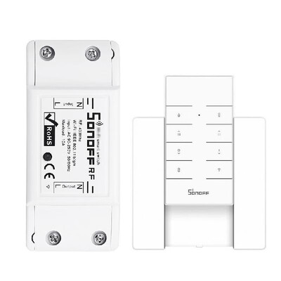 SONOFF RF DIY WIFI Wireless Switch Socket Module With RM433 Remote Control And Base For Intelligent Home APP Remote Control
SONOFF RF DIY WIFI Wireless Switch Socket Module With RM433 Remote Control And Base For Intelligent Home APP Remote Control