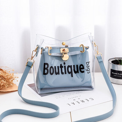 2019 spring&summer new womens bag portable Korean fashion simple PVC trend single shoulder Messenger bag
2019 spring&summer new womens bag portable Korean fashion simple PVC trend single shoulder Messenger bag