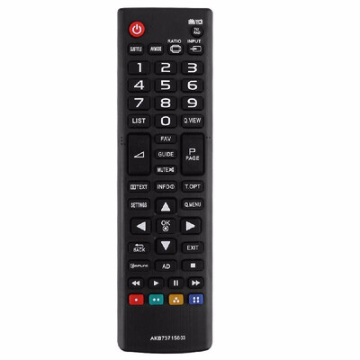 Universal TV Remote Control Wireless Smart Controller Replacement for LG HDTV LED Smart Digital TV Black
Universal TV Remote Control Wireless Smart Controller Replacement for LG HDTV LED Smart Digital TV Black