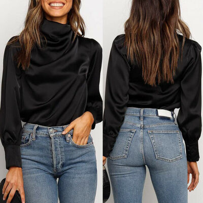 New Women Solid Long Sleeve T Shirt Casual Pullover Long Tops Sweatshirt Blouse
New Women Solid Long Sleeve T Shirt Casual Pullover Long Tops Sweatshirt Blouse