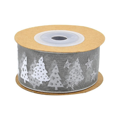 Cross-border new hot stamping ribbon five-pointed star holiday decoration gift packaging high-grade printed Christmas tree band 5
Cross-border new hot stamping ribbon five-pointed star holiday decoration gift packaging high-grade printed Christmas tree band 5