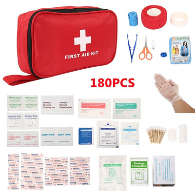 180PCS Outdoor First Aid Kit Emergency Survival Kit Gear Medical Bag for Home Car Office Boat Camping Traveling Climbing
180PCS Outdoor First Aid Kit Emergency Survival Kit Gear Medical Bag for Home Car Office Boat Camping Traveling Climbing