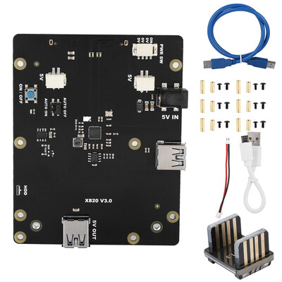 Greensen 25 Inch X820 V30 Storage Expansion Board with USB 30 Interface Kit for Raspberry Pi
Greensen 25 Inch X820 V30 Storage Expansion Board with USB 30 Interface Kit for Raspberry Pi