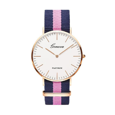 Geneva Canvas Band Watch Men Women Fashion Sport Casual Wrist Watch Unique Business Quartz Watches
Geneva Canvas Band Watch Men Women Fashion Sport Casual Wrist Watch Unique Business Quartz Watches
